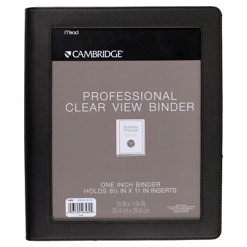 1 1 2 inch clearview binder