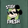 Women's - Disney - Stay Fresh Lightweight French Terry Wide Neck Long Sleeve Shirt - 2 of 4