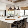 Rennnsan Vionix 35" W 3 -Light Dimmable Rustic Linear Kitchen Island Pendant in Dark Silver & Rustic Bronze - 2 of 4