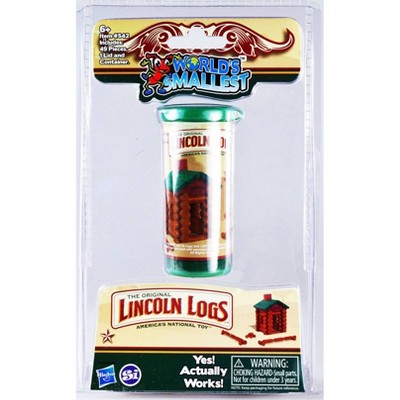 world's smallest lincoln logs