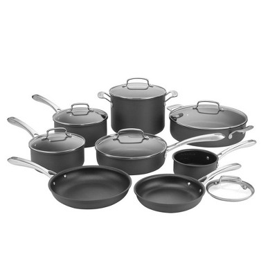 Cuisinart Classic 14pc Hard Anodized Cookware Set - 63-14