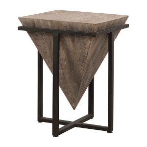 Uttermost Bertrand Wood Accent Table - 1 of 3