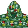Seven Times Six Dr. Seuss How The Grinch Stole Christmas Oversized Lounge Hoodie Unisex - 4 of 4