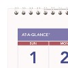 Deluxe Three-Month Reference Wall Calendar, Vertical Orientation, 12 x 27, White Sheets, 14-Month: Dec 2025 to Jan 2027 - 4 of 4