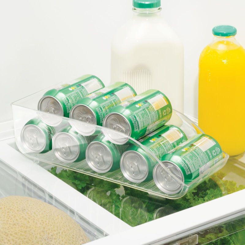 mDesign Plastic Soda Can Dispenser Storage Organizer Container Bin, 2 of 10