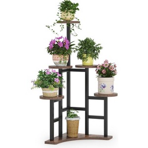 Tribesigns 6-Tier Corner Plant Stand, Multiple Potted Plant Display Holder Rack - 1 of 4