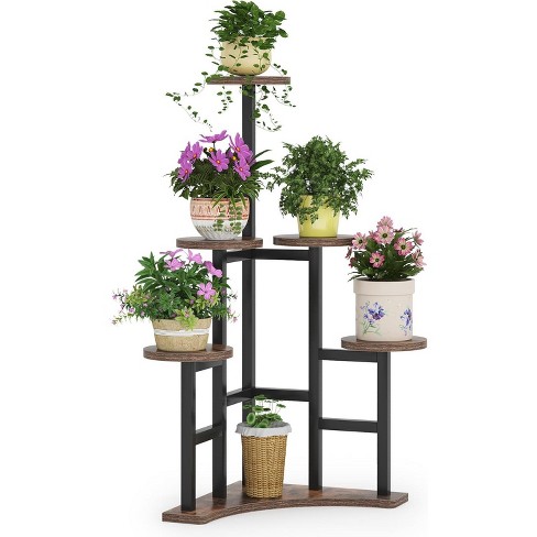 Tribesigns 6-Tier Corner Plant Stand, Multiple Potted Plant Display Holder Rack - image 1 of 4