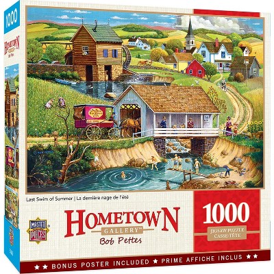 MasterPieces Inc Hometown Gallery Last Swim of Summer 1000 Piece Jigsaw Puzzle