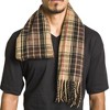 Alpine Swiss Mens Plaid Scarf Softer Than Cashmere Scarves Winter Shawl - 3 of 4