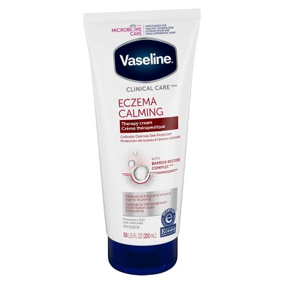 Vaseline Clinical Care Eczema Calming Hand and Body Lotion Tube Unscented - 6.8oz