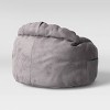 Fuzzy Fur Kids' Bean Bag Gray - Pillowfort™ : Target