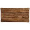 vidaXL Dining Table Brown and black - 4 of 4