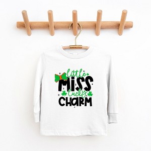 The Juniper Shop Little Miss Lucky Charm Toddler Long Sleeve Tee - 1 of 3