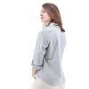 Old Ranch Brands Women's Plumas Organic Roll-Tab Sleeve Shirt - 2 of 4