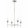 Crystorama Lighting Broche 4 - Light Chandelier in  Antique Silver - 2 of 4