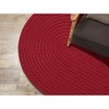 Colonial Mills Tortuga Braided Rug, Orange 7x7, Round Shape - 3 of 4