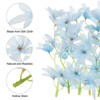Unique Bargains Artificial Silk Cloth Realistic Wrinkle-resistant Artificial Flower 16 Pcs 7 Inch - 4 of 4