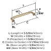 Amerock Coble Pull for Cabinets, Drawers, and Furniture - 3 of 4