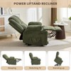 GustoWave Power Lift Recliner Chair for Elderly, Oversized Electric Recliner with Massage, Heat, Lay Flat, Stand Assist, 2 Cup Holders - 3 of 4