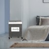 SEVOBAL Laundry Bags and Baskets Laundry Hamper with Lid Laundry Basket Liner Bag Hampers Laundry Clothes Storage Basket, Gray, 17.72"*12.3"*21.26" - 4 of 4