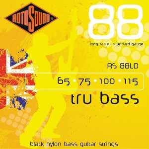 Rotosound RS88LD Trubass Black Nylon Flatwound Bass Strings - 1 of 2