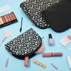 Glamlily 3 Pack Daisy Cosmetic Bag Set, Travel Size Makeup Bags (3 Sizes) - 2 of 4