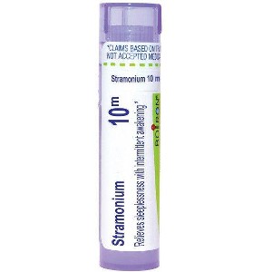 Stramonium 10M by Boiron Homeopathic Single Medicine For Stress & Sleep  -  80 Pellet - 1 of 4