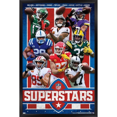 : Trends International NFL League - Logos 22 Wall Poster, 14.725  x 22.375, Premium Poster & Mount Bundle : Sports & Outdoors