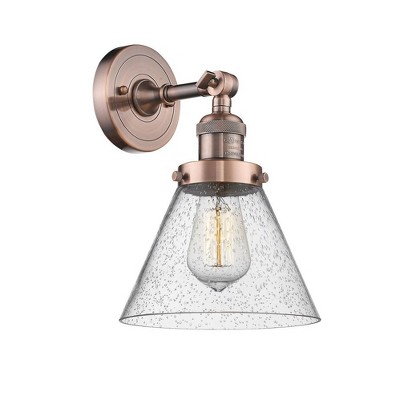 Cone - 1 Light Wall Sconce In Industrial Style-10.5 Inches Tall and 8 Inches Wide