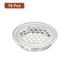 Unique Bargains Stainless Steel Dust-Proof Mesh Hole Circular Soffit Vent 18 Pcs - 3 of 4