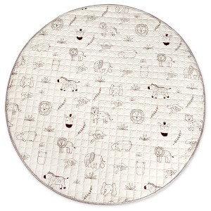 Hakuna Matte: Stylish Baby Play Mat: Car - 47x47", 16 Foam Floor Tiles - 1 of 4