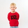 The Juniper Shop Game Day Football Toddler Graphic Sweatshirt - 2 of 3
