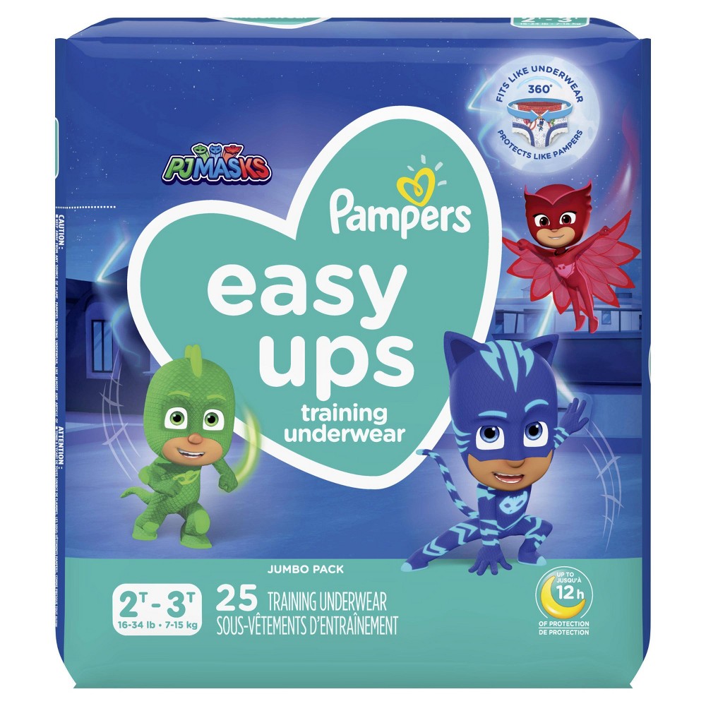 Pampers Easy Ups Boys' Training Underwear Enormous Pack – Size 4T