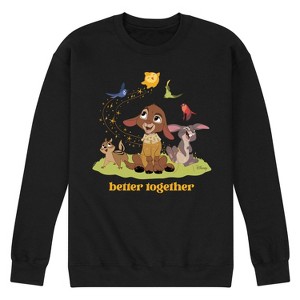 Men's - Disney - We Are Better Together Graphic Fleece Sweatshirt - 1 of 4