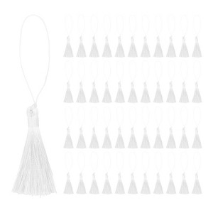 Unique Bargains Handmade Soft Floss DIY Mini with Loop Craft Tassels 45 Pcs - 1 of 4