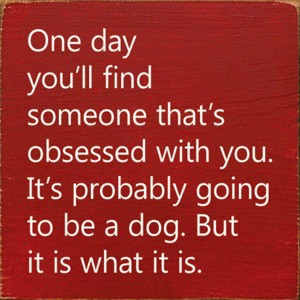 Slickblue 7x7 Rustic Wood Wall Sign – Dog Quote, Funny Pet Lover Decor For Shelf or Hanging Display, Color Options - 1 of 3