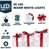 Joyfy 3Packs Christmas Gift Box Lights, Present Boxes Yard Light Decorations with 60/100 LEDs for Christmas Eve Night Indoor Decorations - 3 of 4