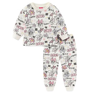 Disney Minnie Mouse Girls Crewneck Sweater and Pants Set for Infant, Toddlers, and Big Kids - 1 of 4