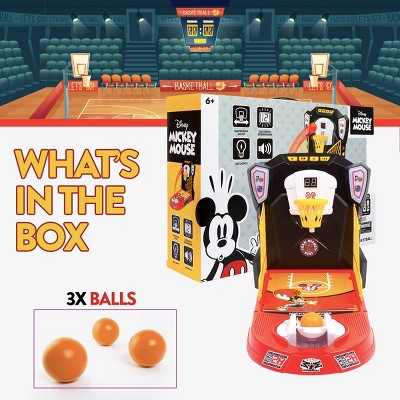 Mickey Mouse Electronic Tabletop Basketball Set with LED Lights