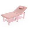 Dolonm 75" Wide -Beauty Salon Beauty Bed Modern Massage Bed,square leg iron frame structure - No adjustable backrest - 4 of 4
