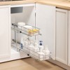 VEVOR 8.5"Wx21"Dx15"H Pull Out Cabinet Organizer, Heavy Duty Slide Out Pantry Shelves, Steel Roll Out Drawers, Sliding Drawer Storage, Silver - 2 of 4
