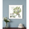 HomeRoots SCATTER YOUR JOY WITH FLOWERS White Framed Print Wall Art - 2 of 4
