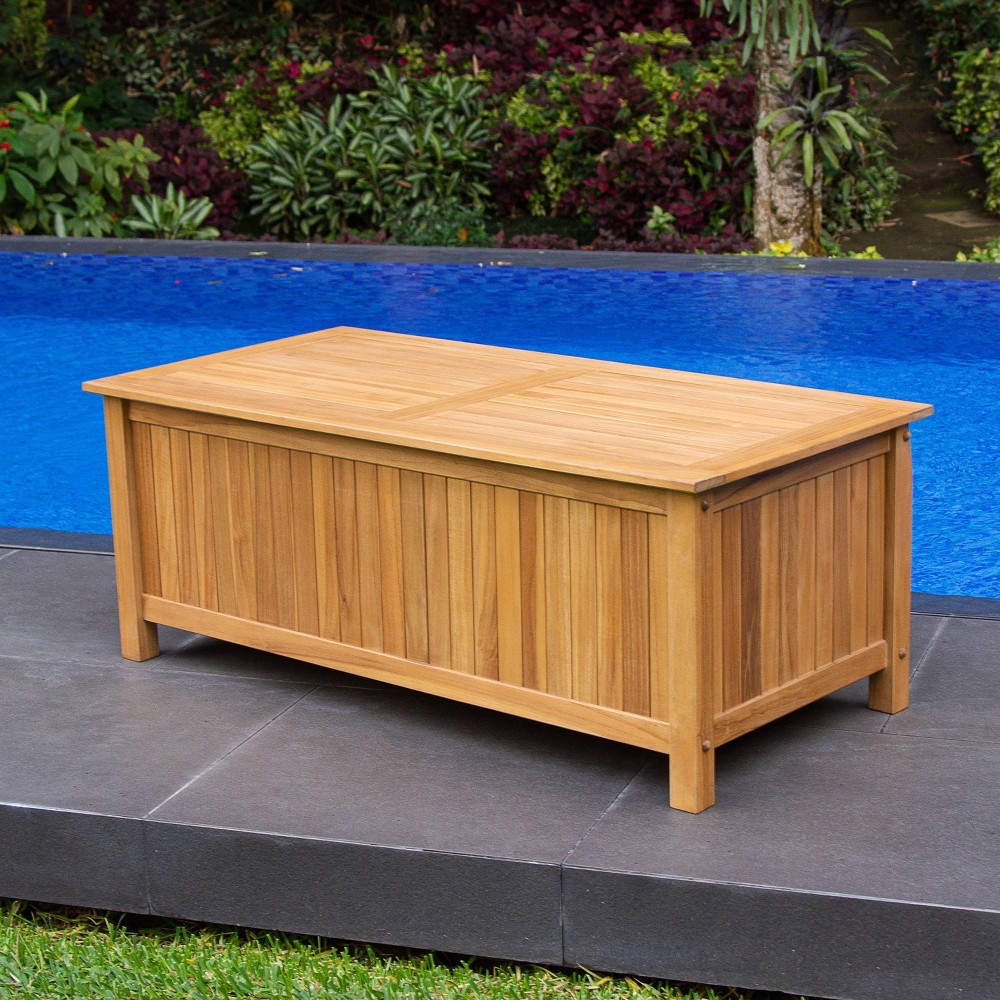 Photos - Garden Furniture Sherwood Teak Storage - Light Brown - Cambridge Casual