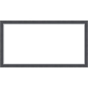 Amanti Art Eva Black Silver Thin Framed Dry Erase Magnetic Board - 1 of 4