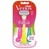 Venus Tropical Women's Disposable Razors - 3ct - 2 of 4