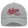NCAA Indiana Hoosiers Nico Cotton Hat: Adjustable Solid Gray Cap - 2 of 4