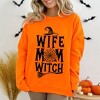 Simply Sage Market Women's Graphic Sweatshirt Wife. Mom. Witch. - 2 of 4