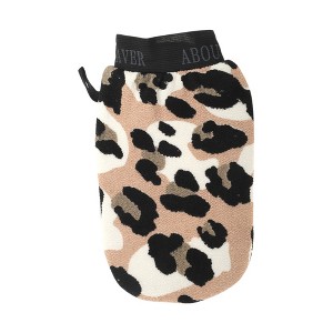 Unique Bargains Shower Gloves 8.66"x5.51" Black White 1 Pc - 1 of 4