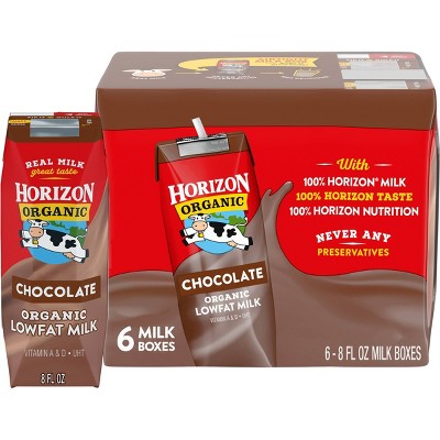 Horizon Organic 1% Chocolate Milk - 6pk/8 fl oz Boxes