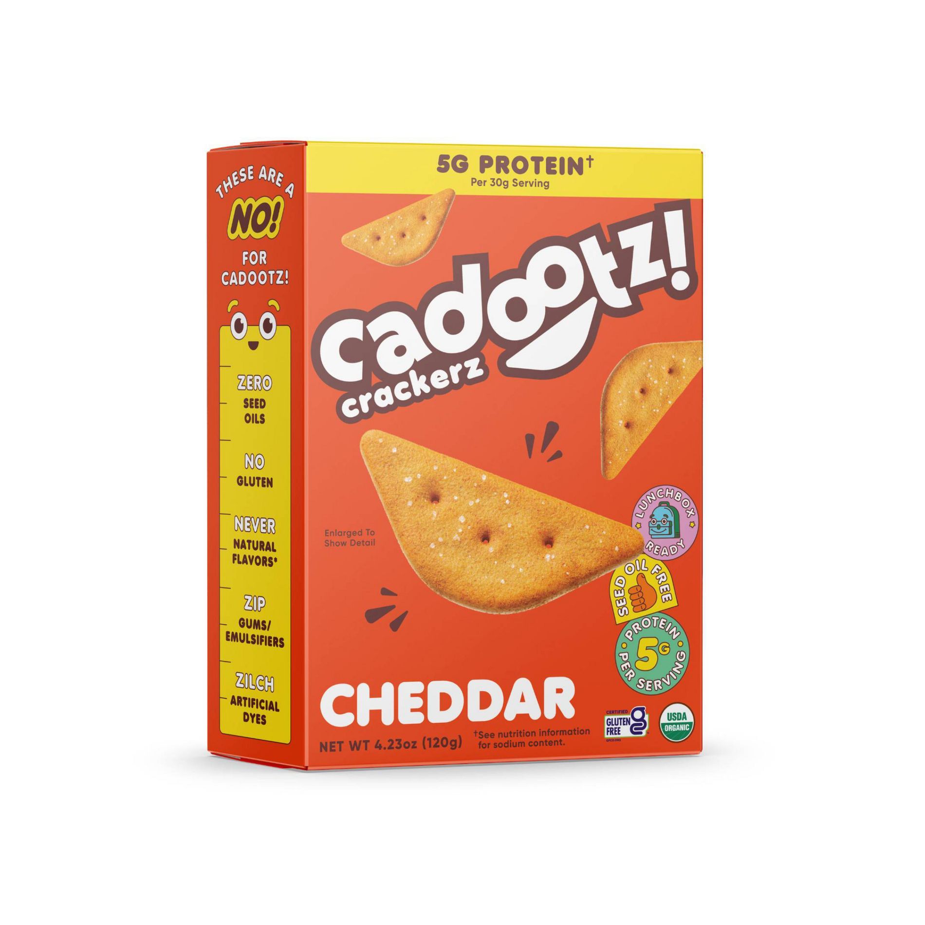 cadootz Cheddar Crackers - 4.23oz